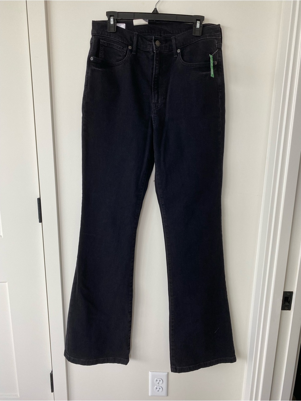 NWT GAP Women's Black High-Rise Wide-Leg Jeans